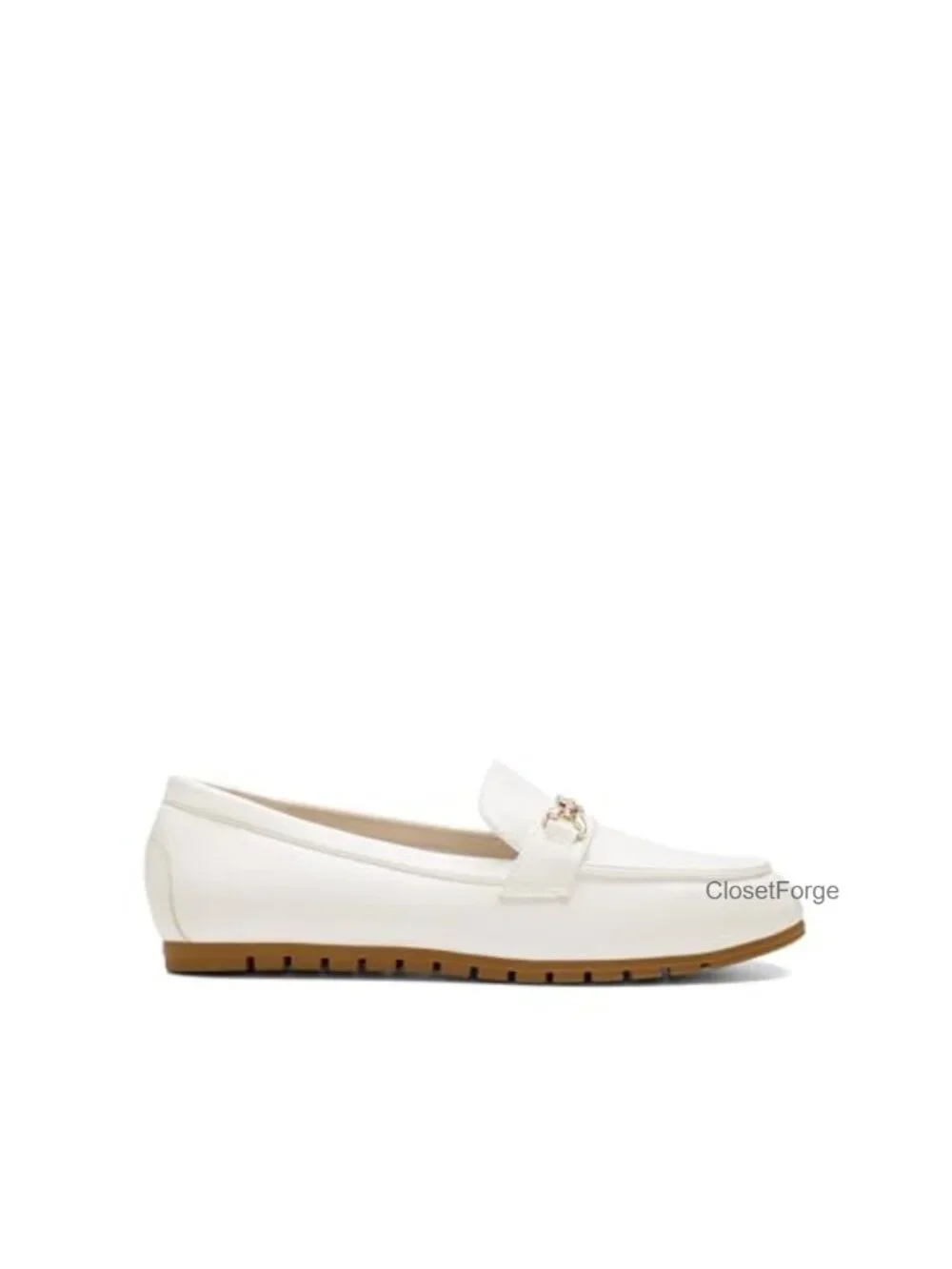 Women's Slip-On Loafers with Faux Leather, Plush Insole, Arch Support